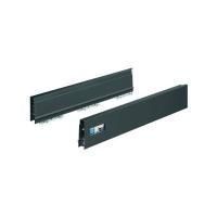 Боковина ящика innotech atira, h70, nl520, антрацит, левая 9194428 Hettich