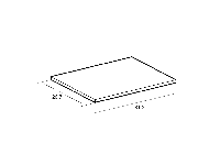 Полка для навесных кухонных корпусов 30*34