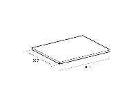 Полка для напольных корпусов 40*53