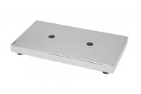 GTV НОЖКА MODERN 926  - ПРЯМОУГОЛЬНАЯ НИЗКАЯ 20MM, ЦВЕТ ХРОМ