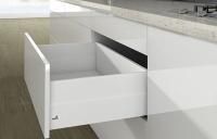 Комплект короба arcitech с top side, с соед.зад.стенки, nl550, h 218/126, цвет белый 9149387 Hettich