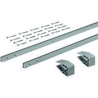Двойной комплект профилей slid eline m, l2500, h25, цвет серебристый 9209221 Hettich