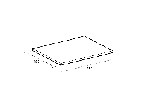 Полка для навесных кухонных корпусов 20*34