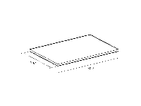 Полка для напольных корпусов 20*53