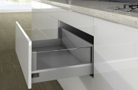 Комплект короба arcitech с des ignside, с соед.зад.стенки, nl270, h218/94, цвет серебристый 9150727 Hettich
