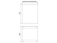 Корпус напольный 80*53*72 глубокий