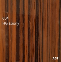 МДФ фасадное полотно Эбони 604  2800*1220*18 (глянец) AGT 3гр
