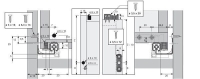 Направляющая quadro 25 hd, 25 кг, nl450, частичного выдвижения, eb20, правая 9105630 Hettich