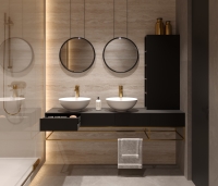 Столешница 1021/Q Black 3050x650x12 мм Slotex