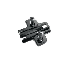 Монтажная планка system 8099 для sensys, l37, d3, евровинты, черный обсидиан 9091801 Hettich